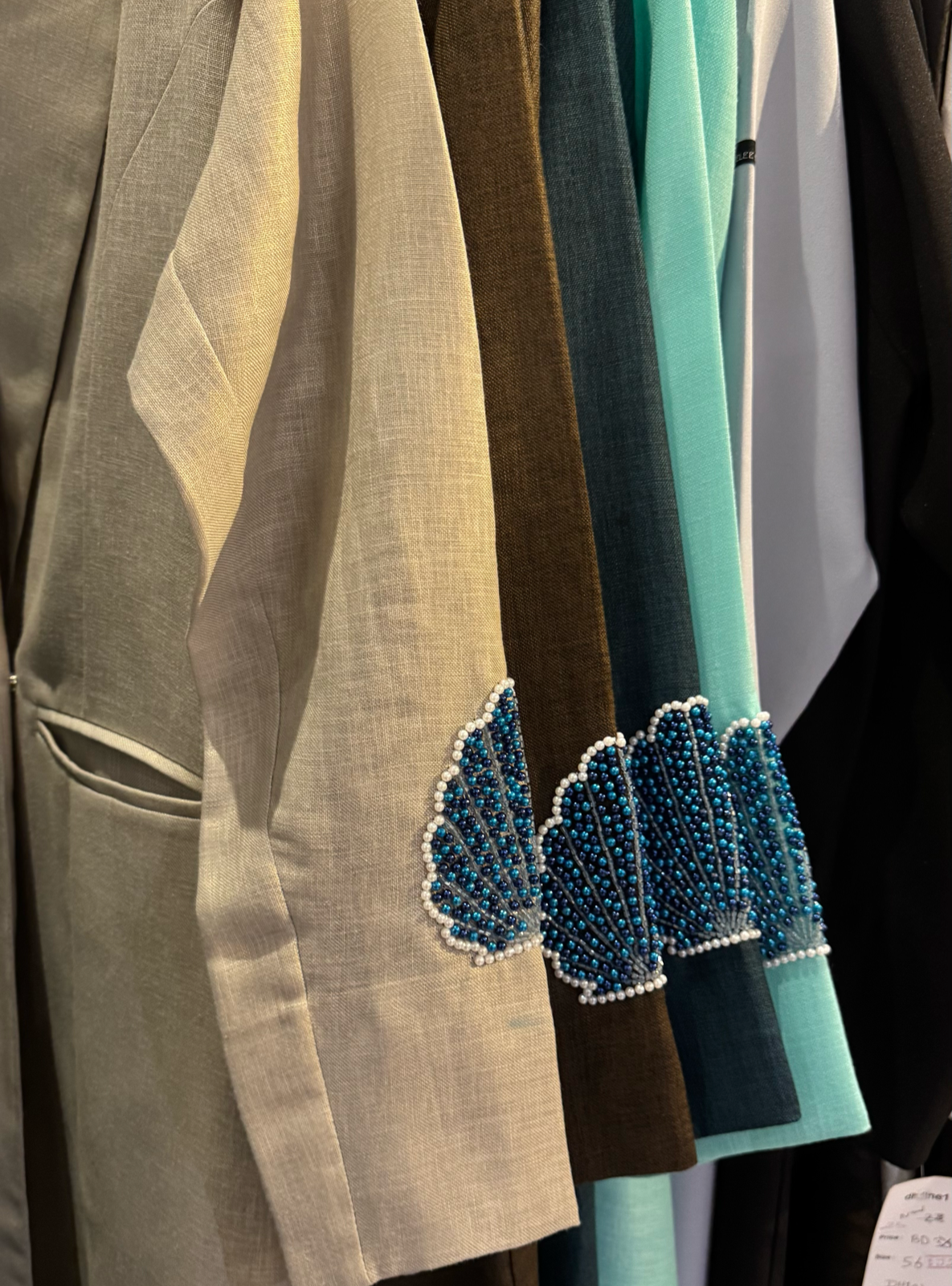 Light blue summer linen